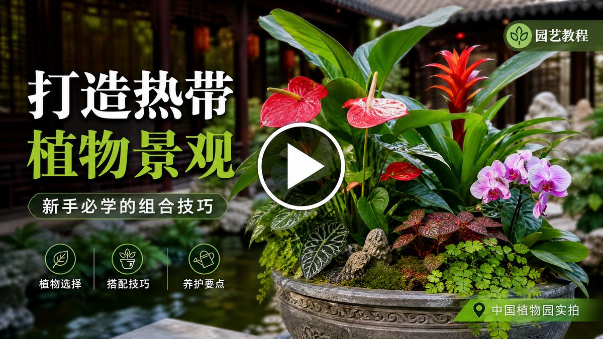 芒果视频【芒果视频AI赋能】AI植物视频剪辑教程演示，智能场景设计视频